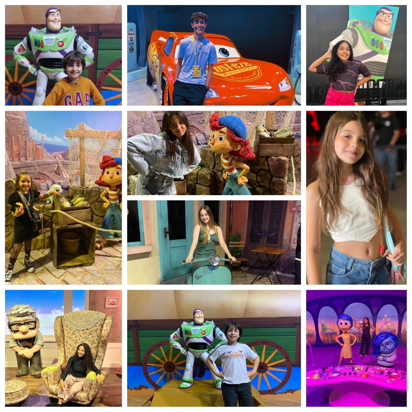 Atores e influenciadores mirins prestigiam pré estreia do “O Mundo Pixar”, no Rio de Janeiro
